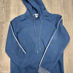 Blue Striped Hoodie